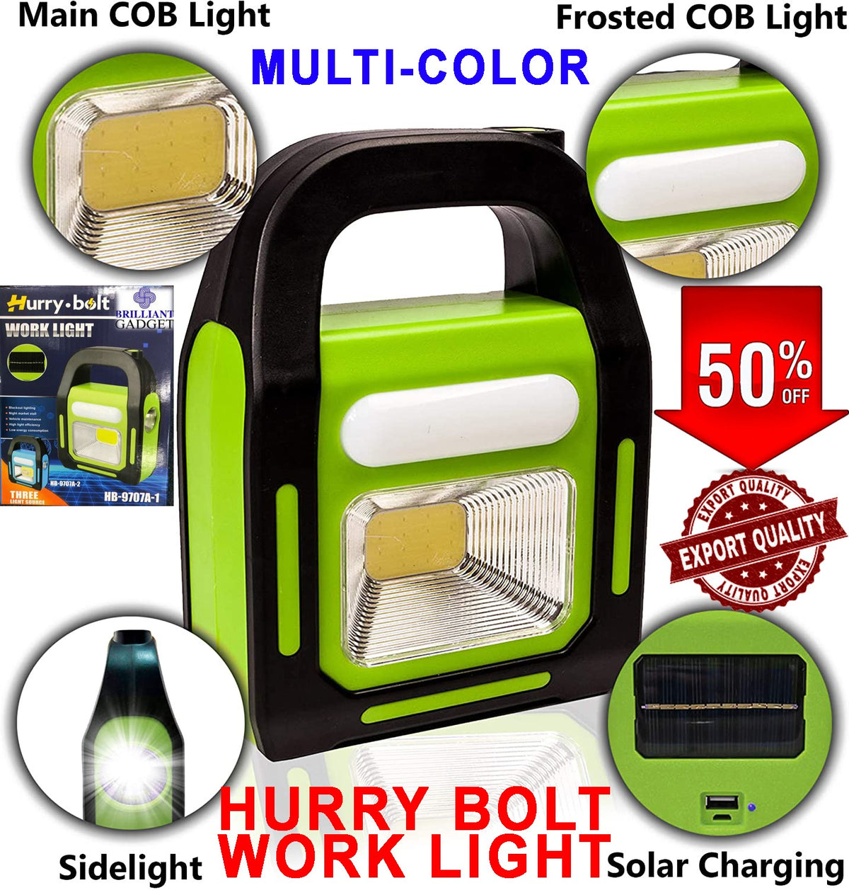 Emergency Solar Rechargeable Flashlight