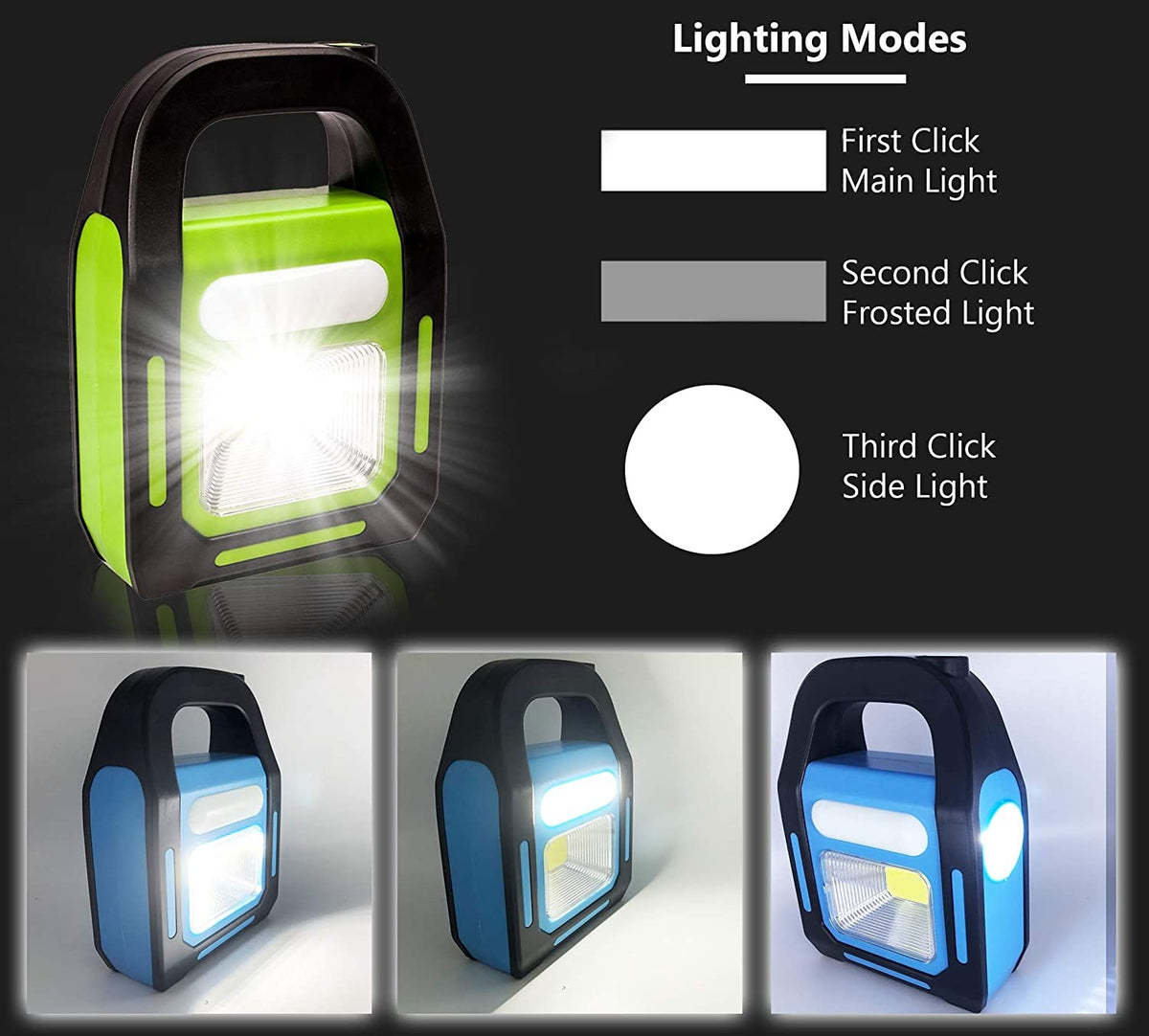 Emergency Solar Rechargeable Flashlight